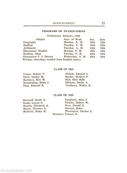 SKCS Yearbook 1925•26 South Kortright Central School Almedian