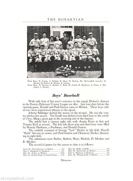SKCS Yearbook 1933•32 South Kortright Central School Almedian