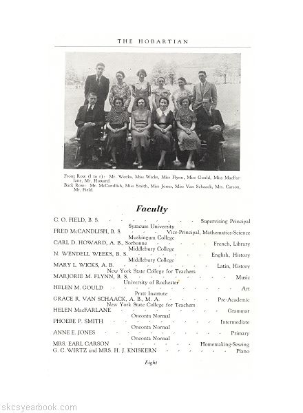 SKCS Yearbook 1934•8 South Kortright Central School Almedian