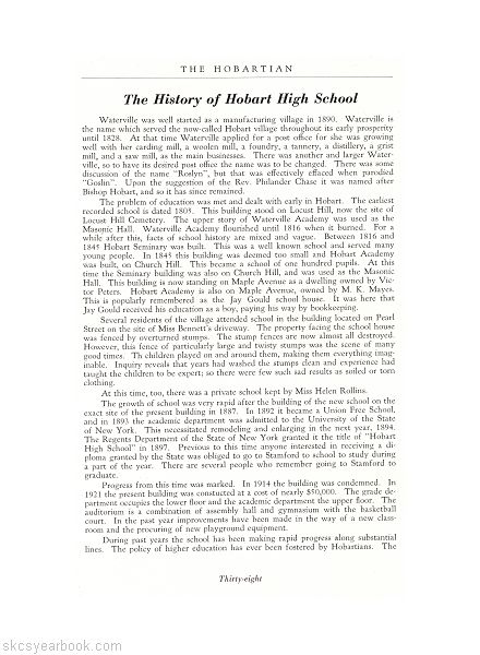 SKCS Yearbook 1934•38 South Kortright Central School Almedian
