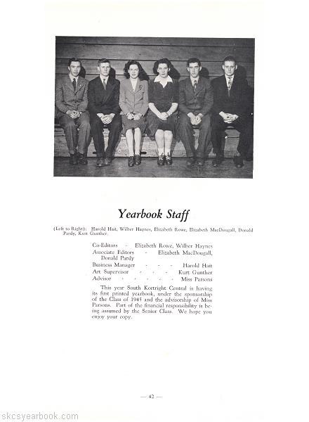SKCS Yearbook 1945•42 South Kortright Central School Almedian