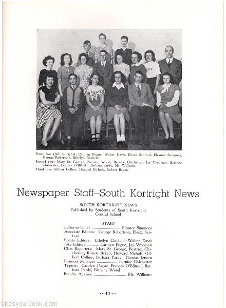 SKCS Yearbook 1947•43 South Kortright Central School Almedian