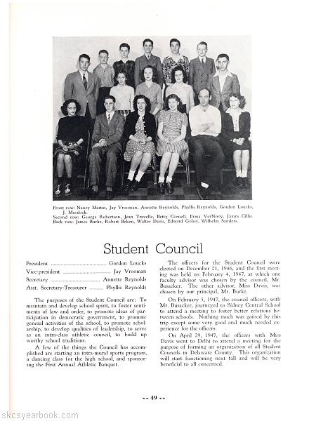 SKCS Yearbook 1947•48 South Kortright Central School Almedian