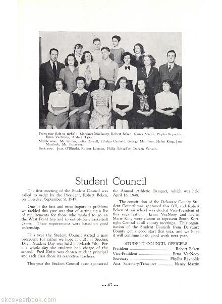 SKCS Yearbook 1948•47 South Kortright Central School Almedian