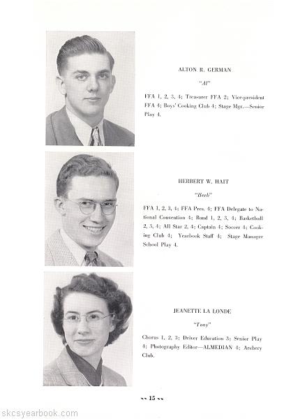 SKCS Yearbook 1949•15 South Kortright Central School Almedian