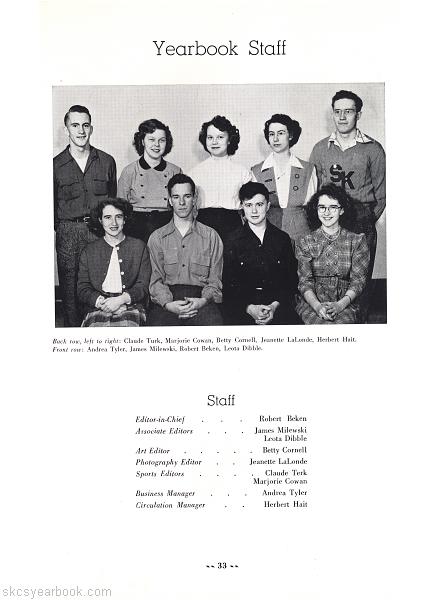 SKCS Yearbook 1949•32 South Kortright Central School Almedian