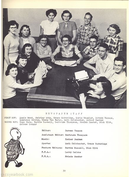 SKCS Yearbook 1953•38 South Kortright Central School Almedian