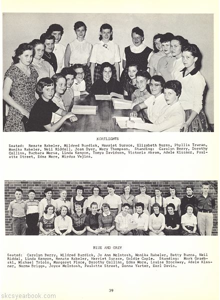 SKCS Yearbook 1958•39 South Kortright Central School Almedian