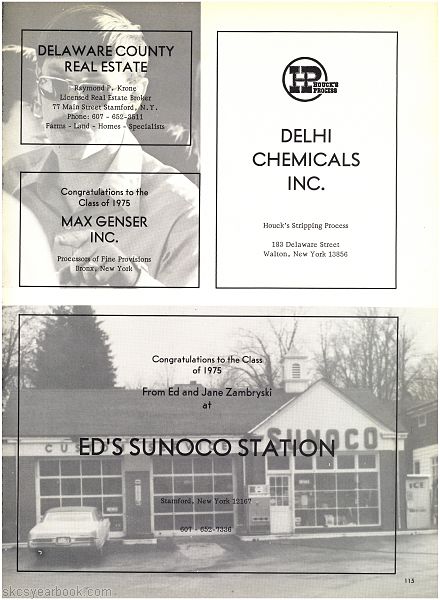 SKCS Yearbook 1975•115 South Kortright Central School Almedian
